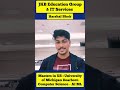 Harshal bhoir shares his  experience at jkb education group