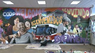 Rockland Federal Credit Union Graffiti Mural 9-6-24