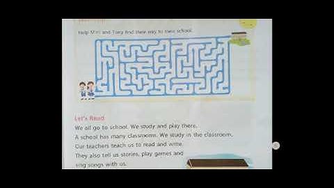 Class - 1st : E.V.S : Chapter - 7 : Our School