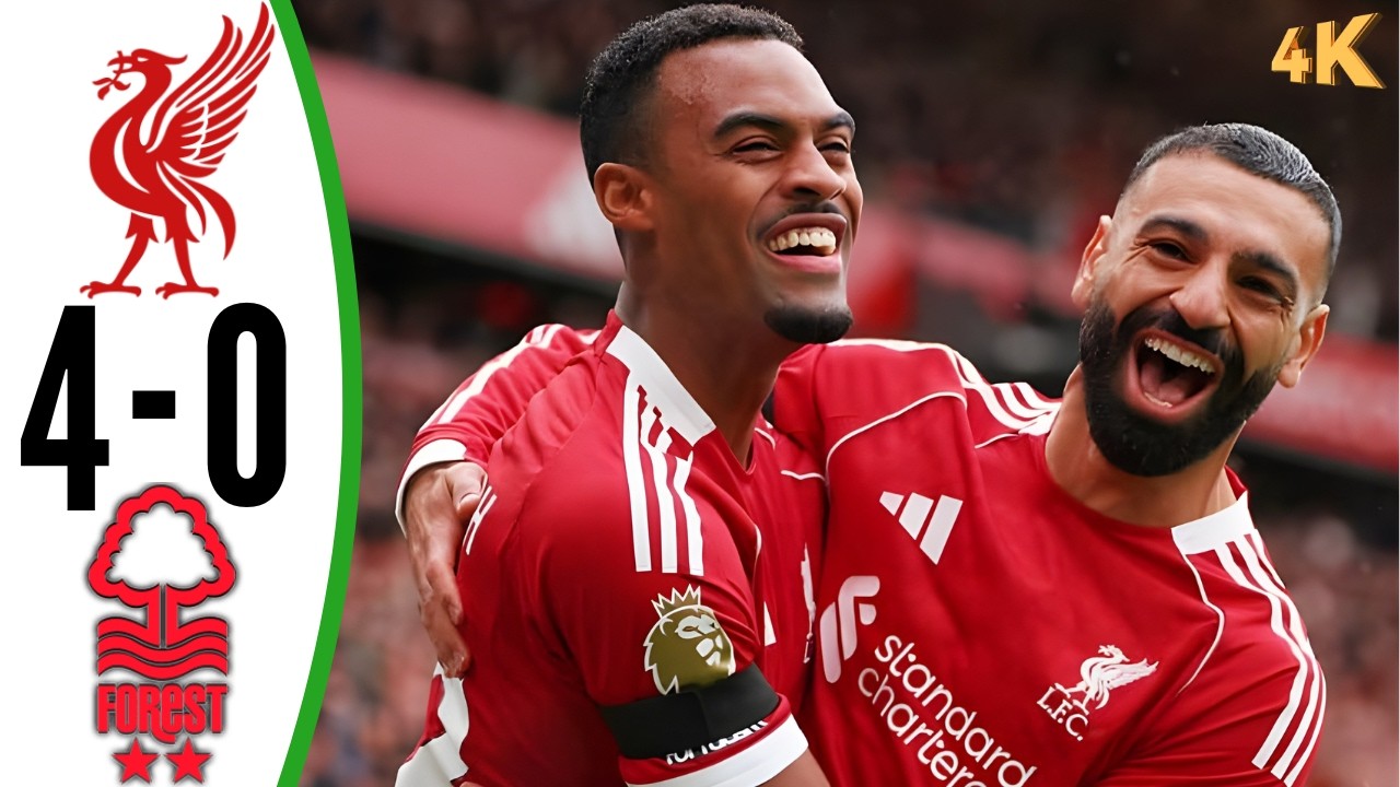 Liverpool 4-0 Nottingham Forest | Complete Match Highlights & Goals | Premier League Showdown Recap