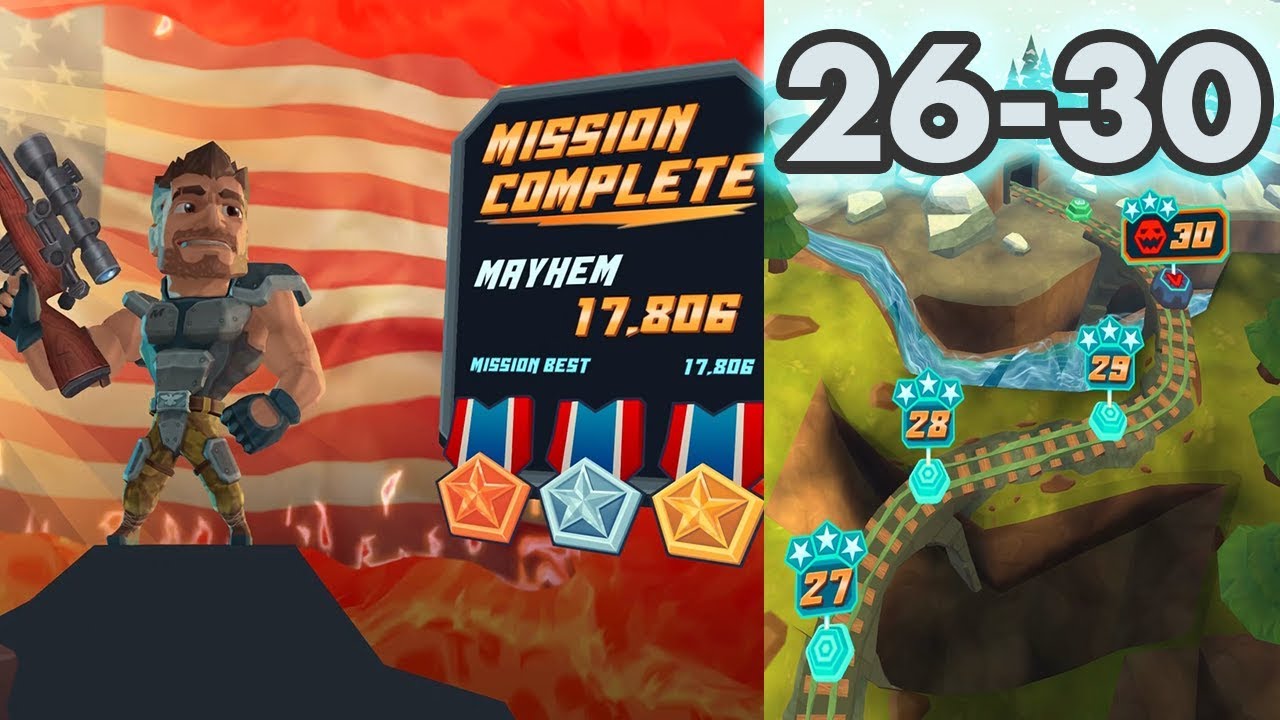 MISSION 26-30 ALL 3 STARS MEDALS | Let's Play Major Mayhem 2 Part 15