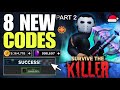 *NEW UPDATE* ROBLOX SURVIVE THE KILLER CODES IN DECEMBER 2025 | SURVIVE THE KILLER CODE 2025