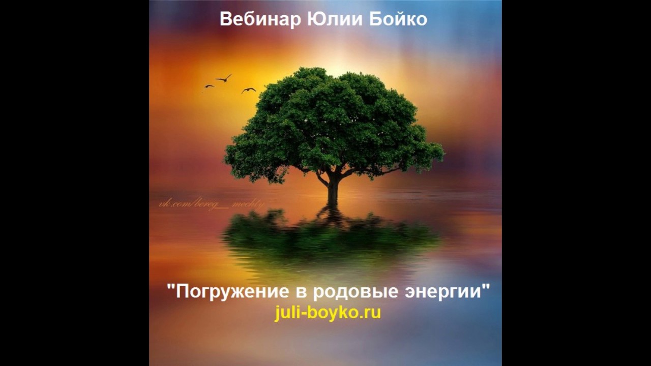 Погружение в родовые энергии. Юлия Бойко.