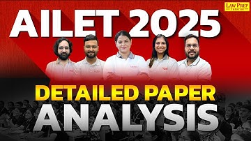 AILET 2025 Paper Analysis | AILET Paper Analysis | AILET Paper Solution Live | AILET 2025