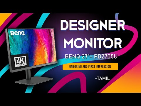 Monitor para diseñadores 4K UHD de 27” PD2705U