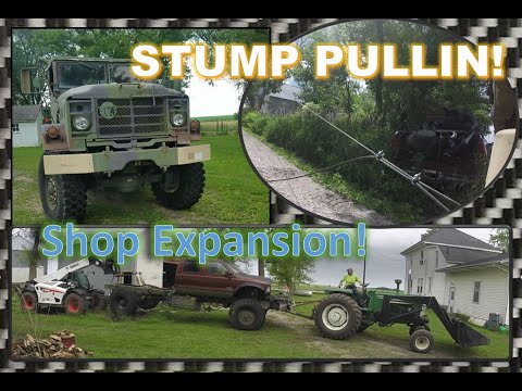 Making Room for Shop Expansion - Moving FteenThousand and 5-ton Tree Removal!