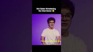 Gaten literally threatened the interviewer 😂 #strangerthings #netflix #edit #shorts
