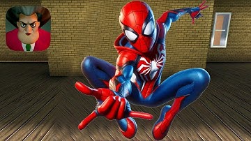 Scary Teacher 3D New Spider-Man Full History Part 102 Gameplay Walkthrough (IOS ANDROID)