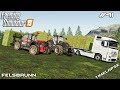 Baling, stacking, carting 133 hay bales | Animals on Felsbrunn | Farming Simulator 19 | Episode 41