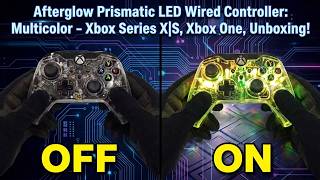 Afterglow Prismatic LED Wired Controller: Multicolor - Xbox Series X|S, Xbox One, Unboxing!