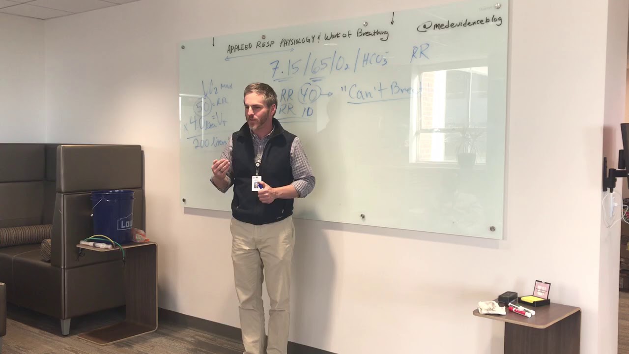 Applied Respiratory Physiology Part 2 :  Can't Breathe vs. Won't Breathe
