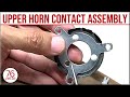 C3 Corvette Upper Horn Contact Assembly: Clean, Repair
