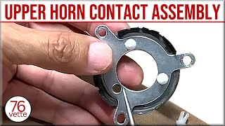 C3 Corvette Upper Horn Contact Assembly: Clean, Repair