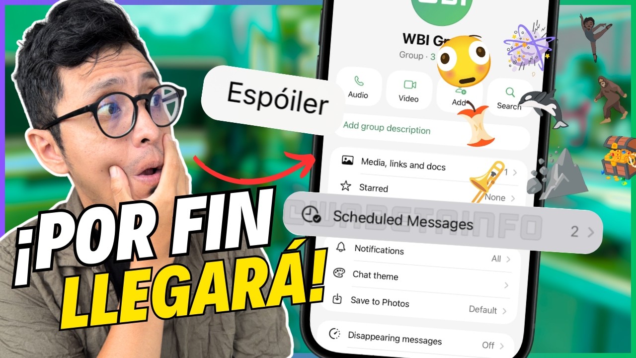 Nueva versión de WHATSAPP: Nuevos emojis, programar mensaje y más (Actualización)