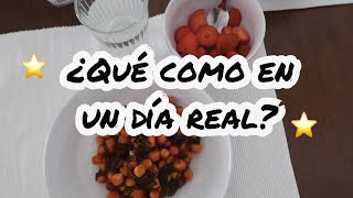 QUÉ COMO EN UN DÍA REAL | Vlog | Andrea Mirela