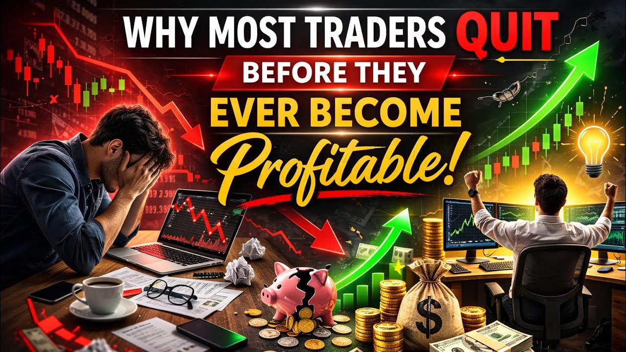 Why Most Traders Quit Before Becoming Profitable | Stock Market Reality ...