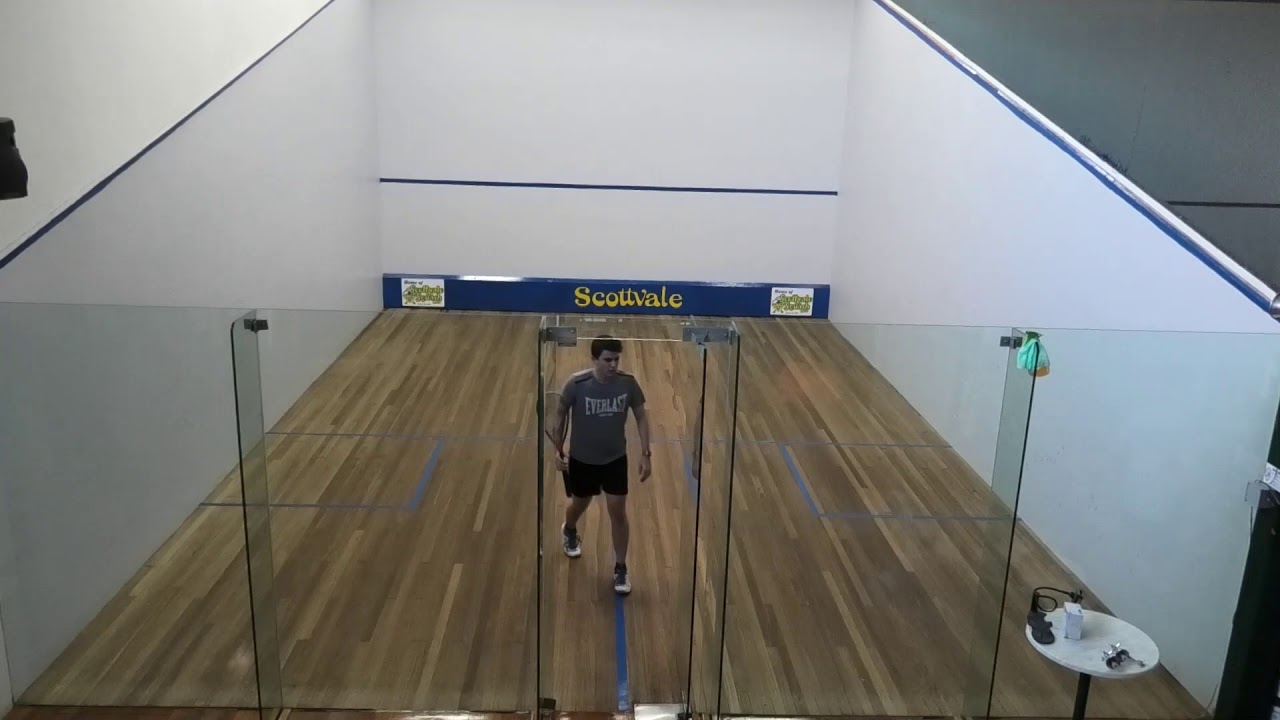 Squash Game - Riley vs Josh - YouTube
