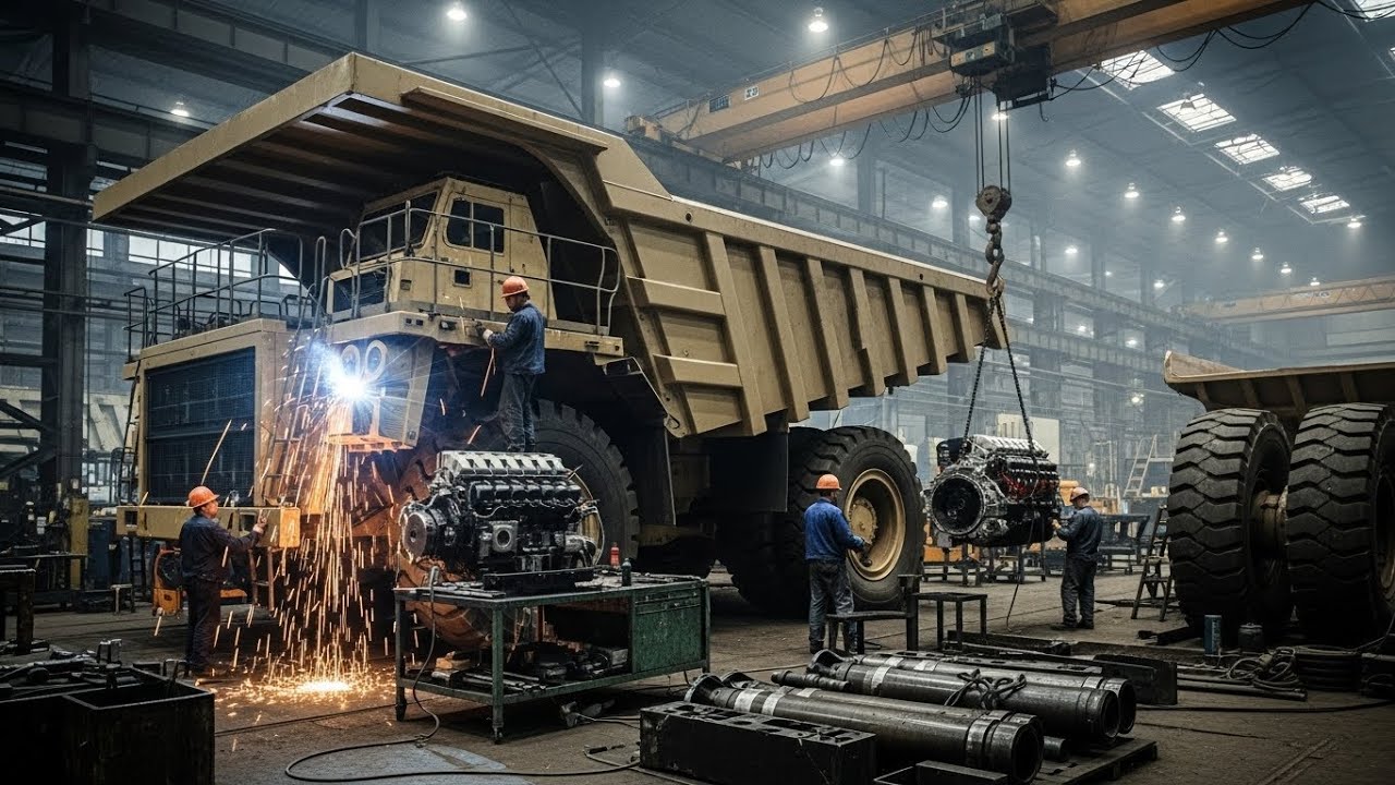 Mining Dump Truck Production 🚛 Heavy-Duty Truck Assembly Line – Precision Engineering