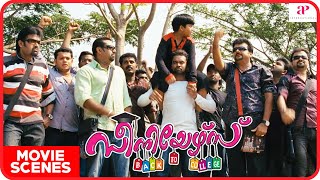 Seniors Movie Scenes Biju Shocks The Bus Conductor Jayaram Kunchacko Boban Biju Menon