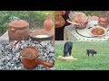حياة الريف في تونس/خبز الطاجين /أول مرة في حياتي أطبخ البط والنتيجه روعه