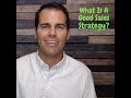What Is A Good Sales Strategy