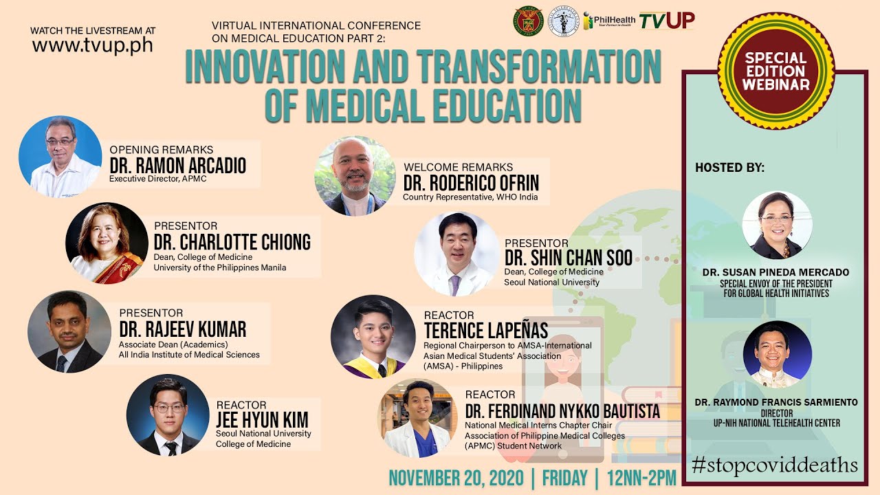 Webinar #31 | “Part 2: Innovation and Transformation of Medical Education”