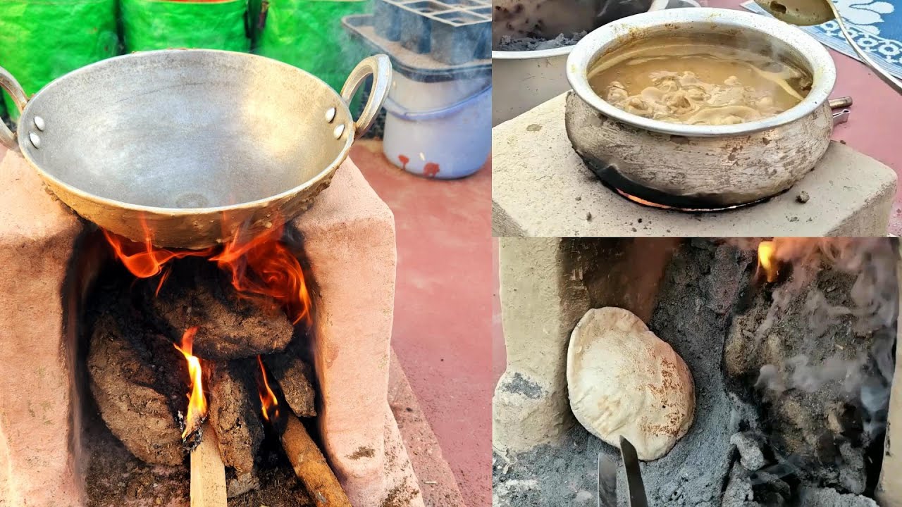 Chulhe pe banaya khana/चूल्हे का खाना - देसी तरीका, अनोखा स्वाद #chulhekakhana #traditionalfood