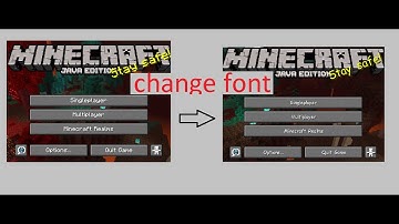 how to change fonts on minecraft java 2020.