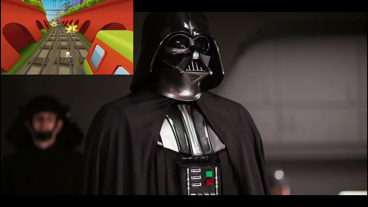 What Happens When Darth Vader Enters the Train Station?