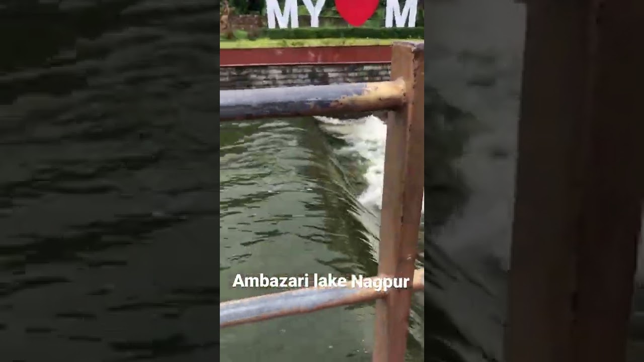 Over flow ambazari lake Nagpur 