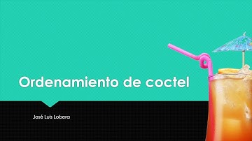 Cocktail Shaker Sort