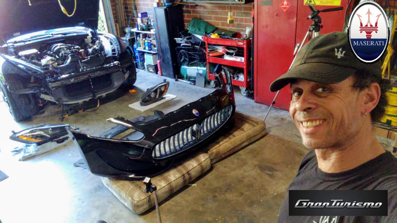 Maserati Granturismo Front Bumper Removal