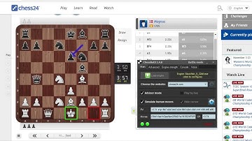 ChessBotX 1.4.8 preview | Advisor mode at chess24.com