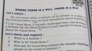 #6thenglish #where there is a will there is a way #question answers