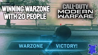 Winning Warzone with only 20 players - Cod MW