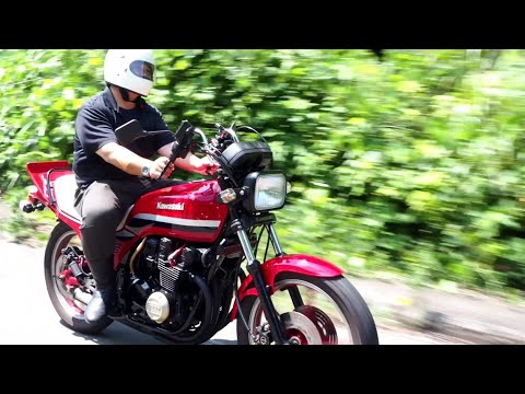 昭和感溢れるZ400GP BEETショート管 チンチラシート - YouTube