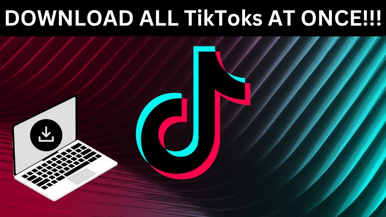 How to download all your TikTok videos at once   NO WATERMARK STEP BY STEP FREE