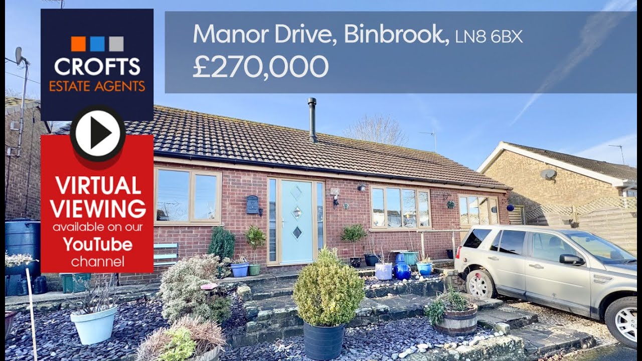 Crofts Virtual Viewing - Manor Drive, Binbrook. £270,000