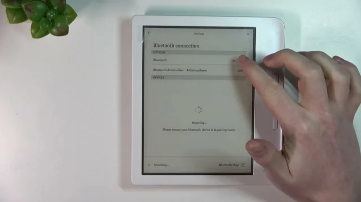 Kobo Libra 2    How to Enable & Disable Bluetooth MP4