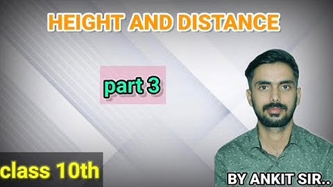 Height and Distance by Ankit sir maths |concept+ short tricks |EDU SOLUTIONS.. 