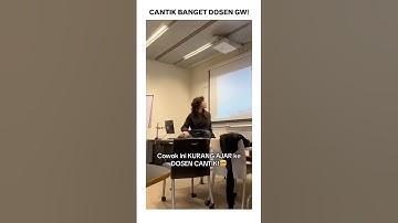 Dosen cantik ini kan yang paling kalian suka?!😍 #ai #coding #dosenmuda #studyhacks