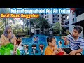 Berenang di kolam renang hotel sambil makan es krim  eybel channel