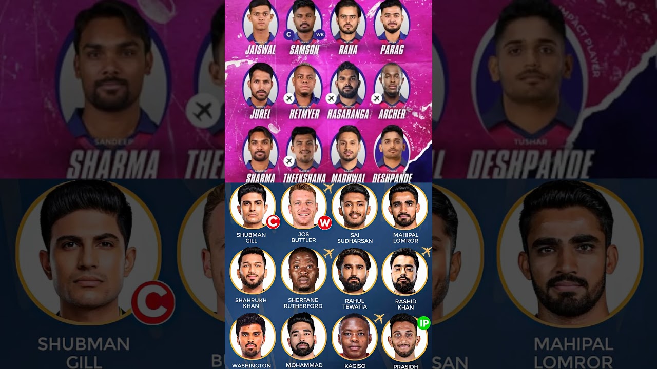 IPL 2025 Match 47: RR vs GT Playing 11 | Full Squad & Match Preview 🔥🏏
