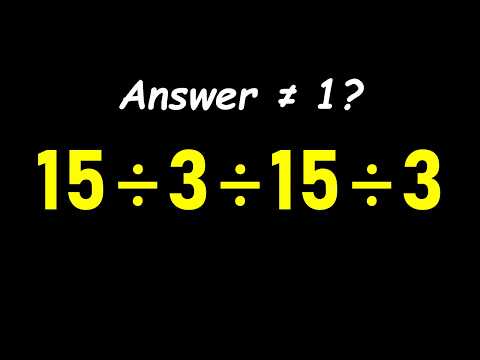 99% of People Get This Math Problem Wrong