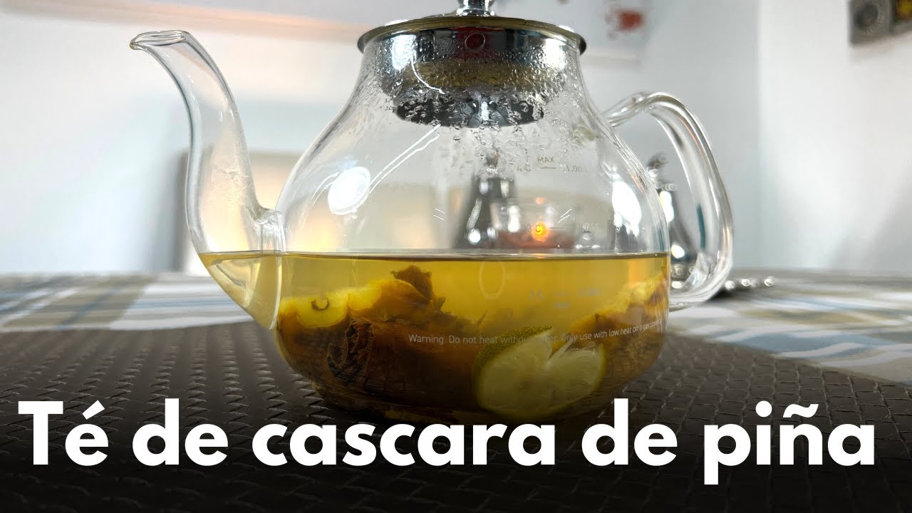 Recetas saludables Té de Cáscara de Piña, Canela y Limón - YouTube