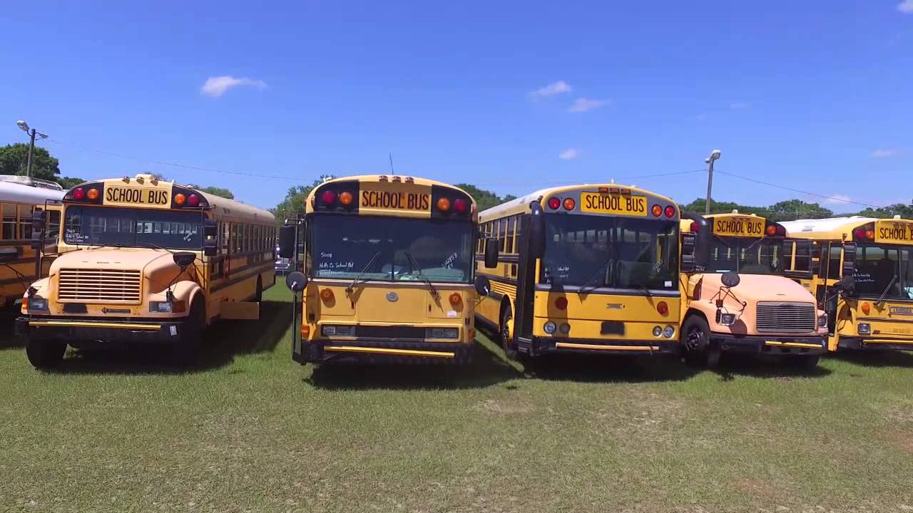 Row 13 April 2016 school buses