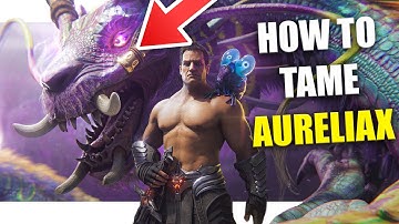 AURELIAX how to TAME/GET and spawn command | Ark ascended