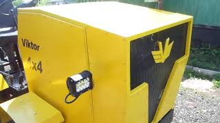 : -6.      .Video review and test drive of the minitractor.