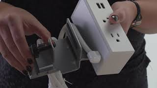 Allsteel Worksurface Power Module Installation Video screenshot 1