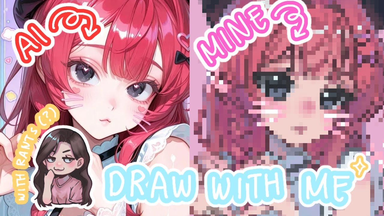 ✨💕 I REDRAW another AI slop from Pinterest Againn!! Pt. 4 (with rants) | ibispaint x 💞